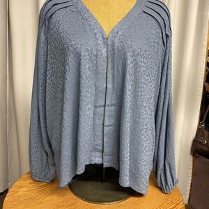 The Muses Lounge 3XL blue blouse